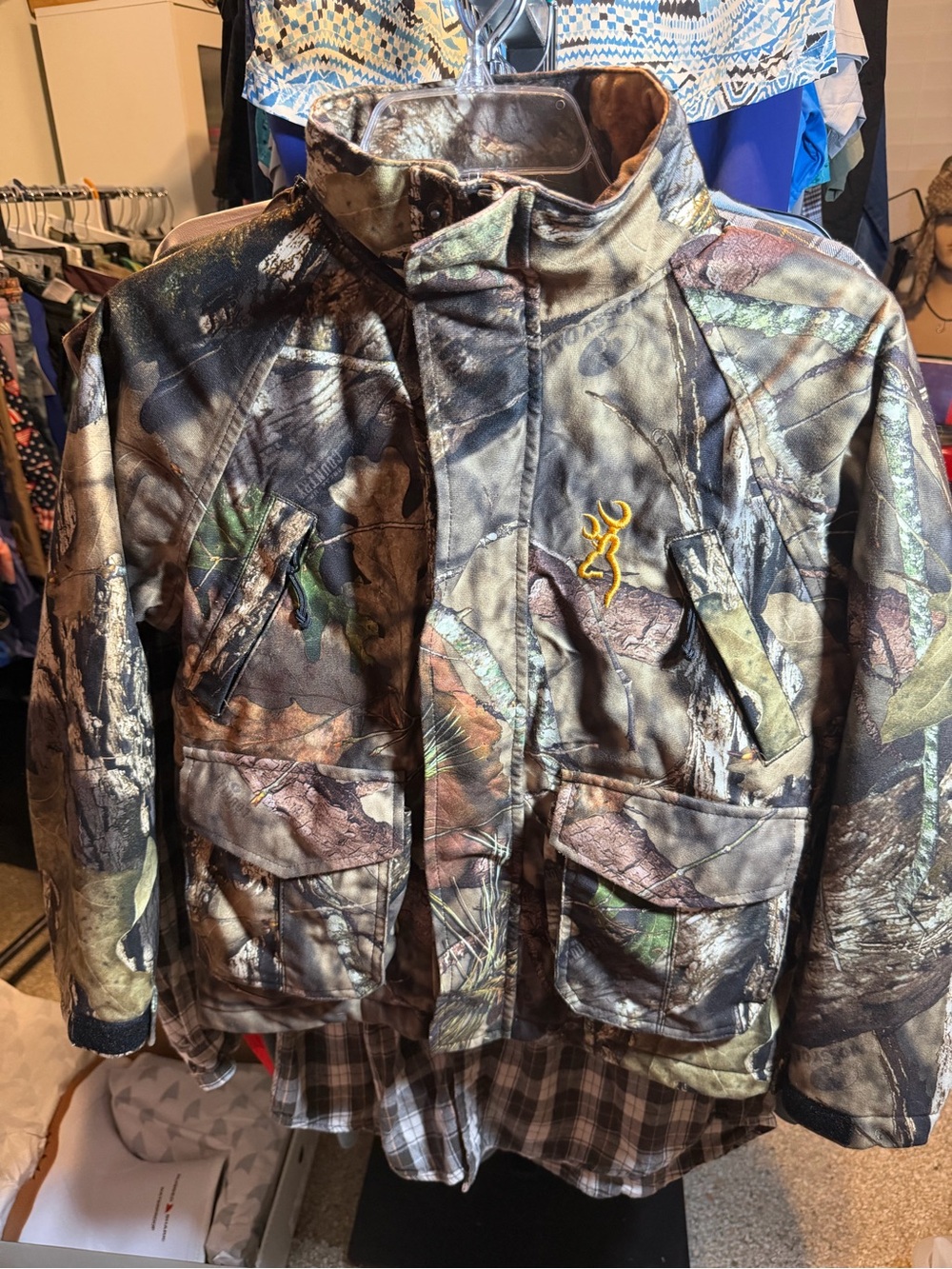 Browning Kids' Camo Insulated Jacket - Realtree Brown/Green